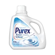 PUREX Free and Clear Liquid Laundry Detergent, Unscented, 150 oz Bottle, PK4 DIA 05020